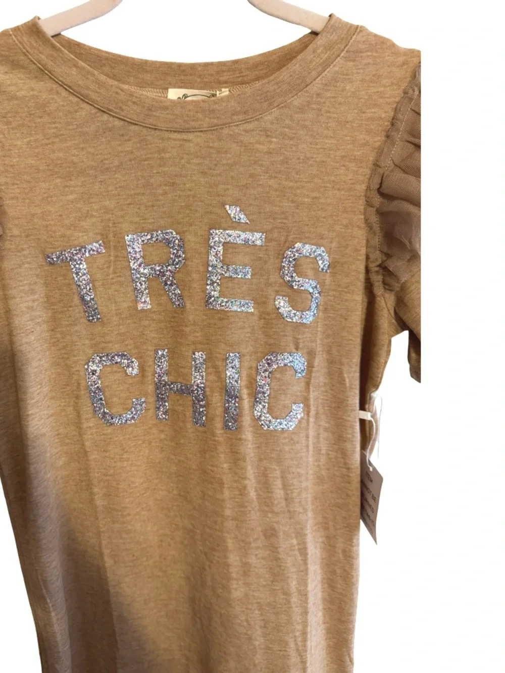 Joyfolie Mia Joy Peyton Soft Dress Girls Size 12 Tres Chic Glitter Tulle NWT